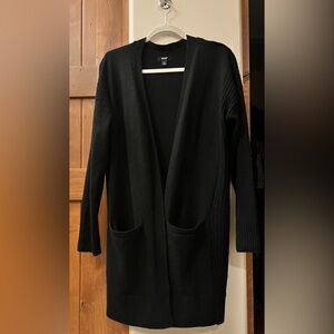 Simply Vera Vera Wang Black Turtleneck Sweater with Ribbed Knit